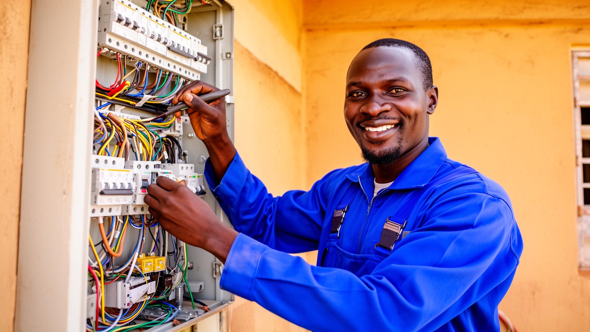 Tanzanian fundi at work